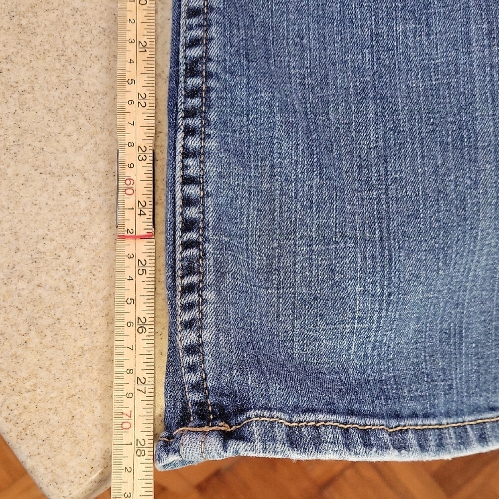Aeropostale Hailey Skinny Flare Denim Low Rise Jeans Juniors Y2k Size 7/8 - Picture 12 of 15